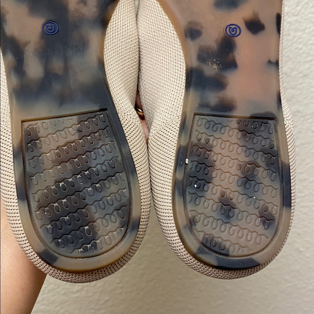 Rothy's Tan Pointed Flats - Picture 6 of 11